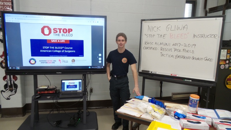 Nick Gliwa Instructor of Stop the Bleed Grant